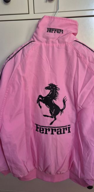Chaqueta Bomber Ferrari Rosa
