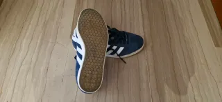 Zapatillas Adidas Gazelle Azul y Blanco