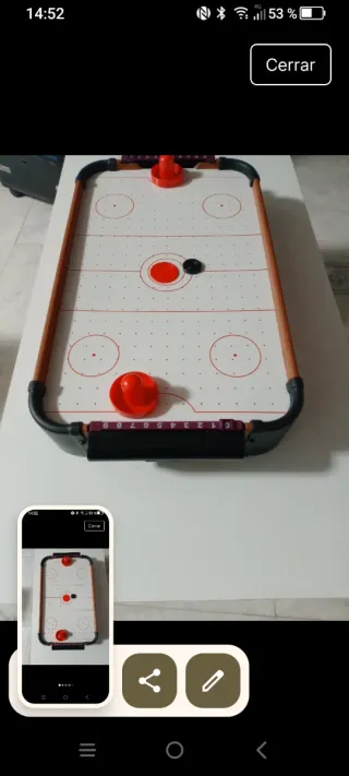 Mesa de Hockey Aire ColorBaby