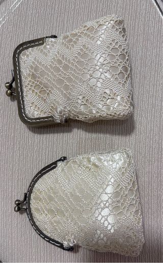 Monedero de encaje de bolillos