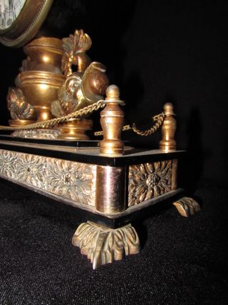 Antiguo Reloj de sobremesa dorado