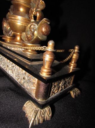 Antiguo Reloj de sobremesa dorado