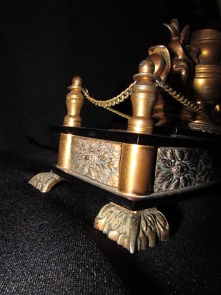 Antiguo Reloj de sobremesa dorado