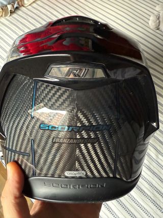 Casco Scorpion Exo R1 Evo Carbon Air Camaleón - L