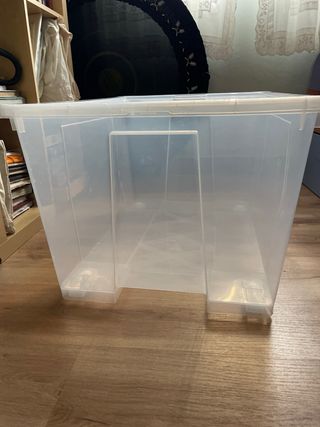 Caja/baúl transparente Ikea