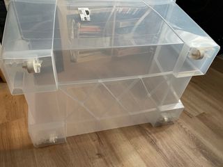 Caja/baúl transparente Ikea