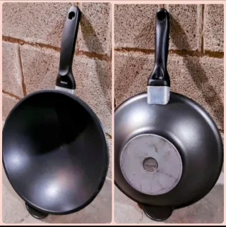 Set 2 Padelle Antiaderenti,Wok e per crepes