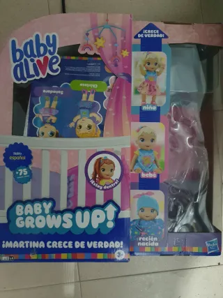 Baby Alive Martina Crece de Verdad! En caja.