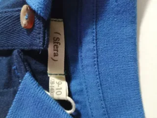 Polo rayas azules y parche New York 93