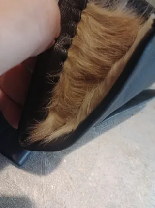 Guantes de cuero auténtico negros