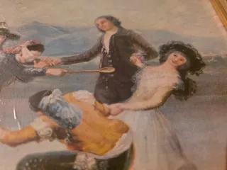 Cuadro reproducción de Goya marco de madera