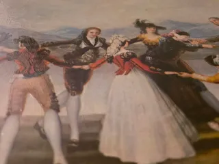 Cuadro reproducción de Goya marco de madera