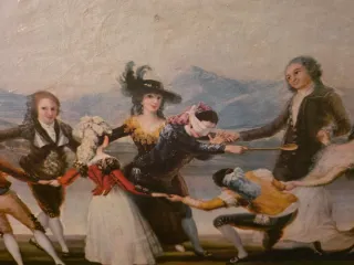 Cuadro reproducción de Goya marco de madera