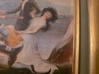 Cuadro reproducción de Goya marco de madera