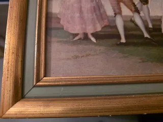 Cuadro reproducción de Goya marco de madera