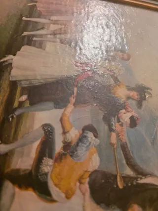 Cuadro reproducción de Goya marco de madera