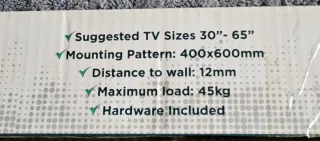 Soporte Pared TV LED/LCD 30-65