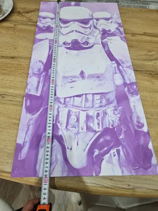Cuadro Star Wars Stormtroopers Morado