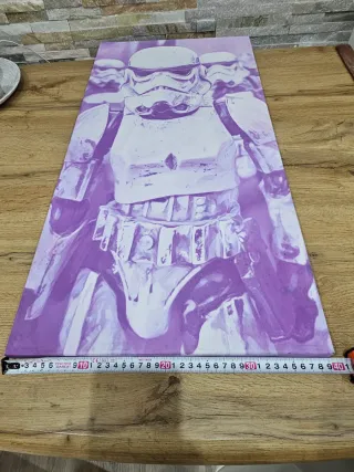 Cuadro Star Wars Stormtroopers Morado