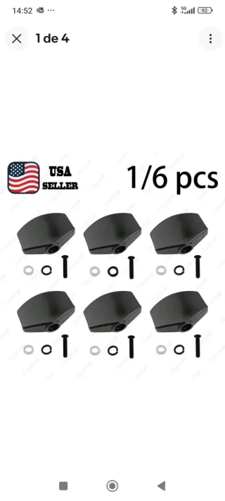 Clavijas di accordatura per chitarra in metallo