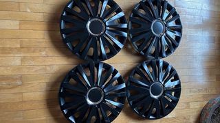 Tapacubos 14 Negro ABS (4 uds)