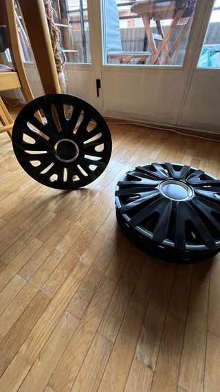 Tapacubos 14 Negro ABS (4 uds)