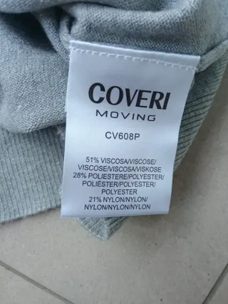 Maglione donna Coveri con strass grigio taglia S