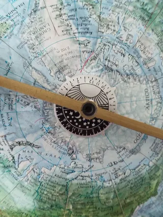 Globo Terráqueo Antiguo Años 60-70