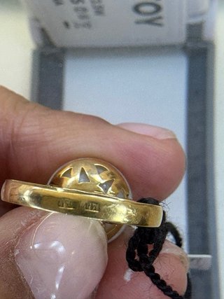 Anillo oro con perla grande