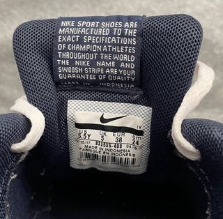 Zapatillas Nike Azul Marino y Blanco