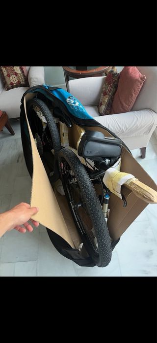 Funda de transporte para bicicleta MTB