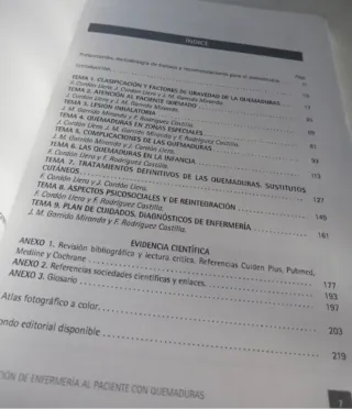 Atención de Enfermería al paciente con quemaduras