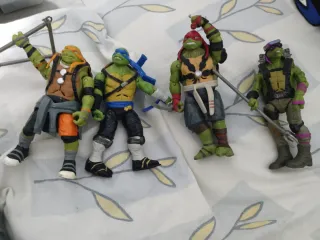 Tortugas Ninja 13cm Set 4 Figuras