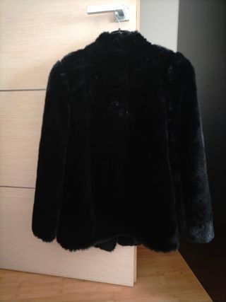 Cappotto corto Vintage in pelliccia sintetica