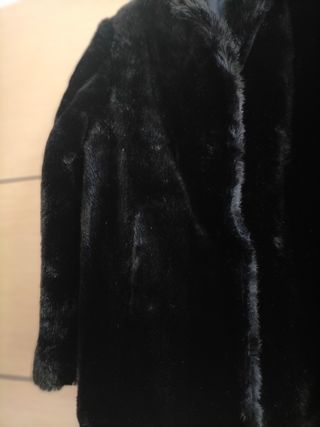 Cappotto corto Vintage in pelliccia sintetica