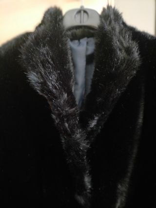 Cappotto corto Vintage in pelliccia sintetica