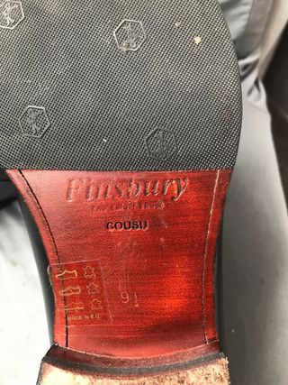 Zapatos Finsbury Negros Vestir Hombre