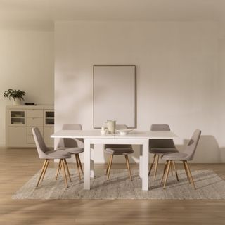 Mesa comedor extensible 90/180 de madera