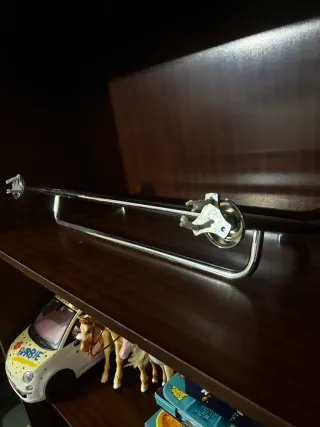 4 Baldas Metálicas Cromadas