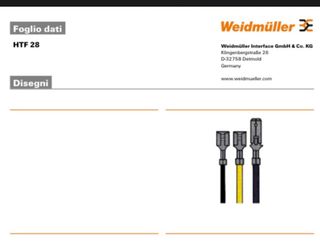 Pinza crimpatrice Weidmuller HTF 28