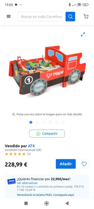 Mesa de juegos Hape Ride-on Engine Table