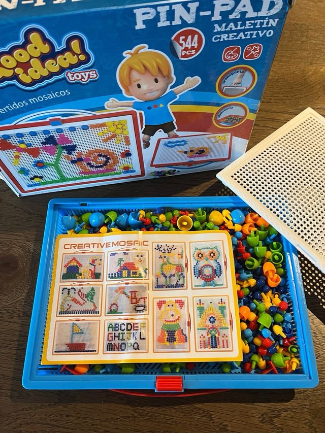 Maletín Creativo Pin-Pad 544 Piezas