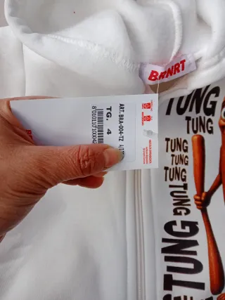 Tuta bimbo 4 anni Tung Tung Sahur