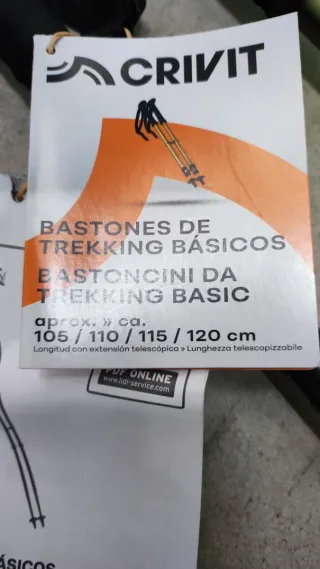 Bastones de senderismo telescópicos