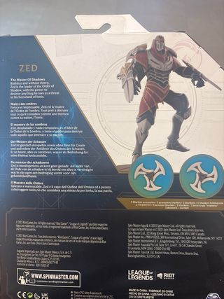 Figura Coleccionista Zed League of Legends