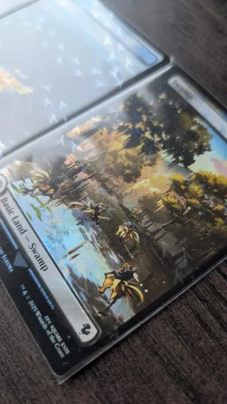 Chocobo tierras foil Final Fantasy MTG