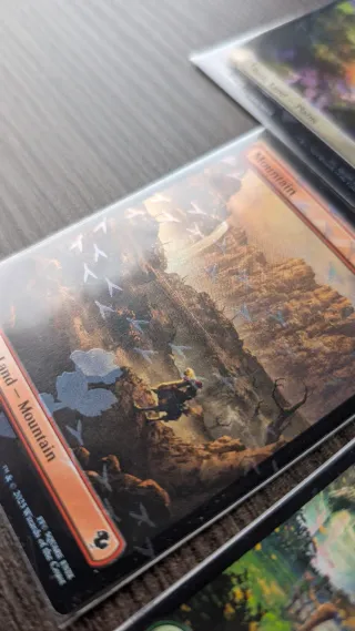 Chocobo tierras foil Final Fantasy MTG