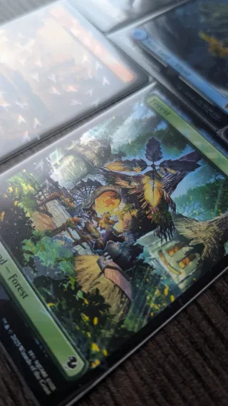 Chocobo tierras foil Final Fantasy MTG