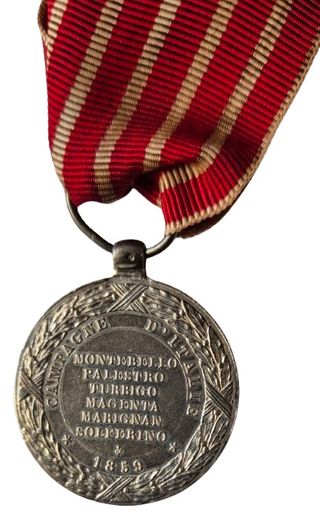 Medalla Campaña Italia Napoleón III