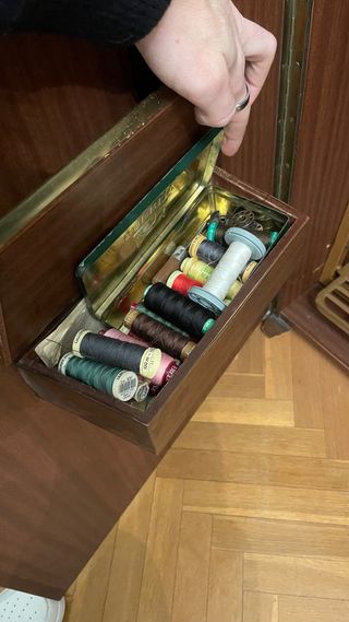 Máquina de coser Singer antigua